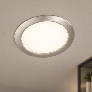 Eglo fueva 6 z faretto da incasso per cartongesso led 9,5w rgb 2700k 6500k dimmerabile nichel opaco