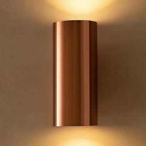Look ap2 lampada da parete colore rame ideal lux luce biemissione