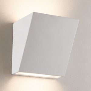 Applique da parete bianco di gesso ceramico