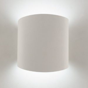 Applique moderna gx53 led metallo bianco