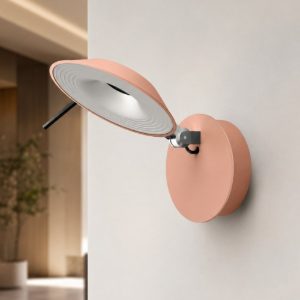 Applique da parete moderna led 8w 3000k pesca stilnovo torino