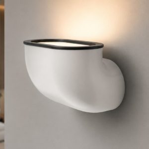 Applique da parete bianca led 26w 3000k stilnovo gomito
