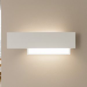 Doha gea luce bianco applique led 12w 3000k design moderno