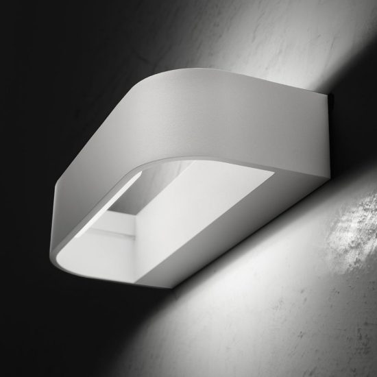 Applique da parete led 12w cct 3000k 4000k dimmerabile moderna bianca