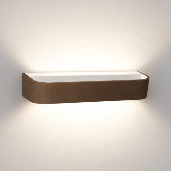 Applique per ingresso led 20w cct 3000k 4000k dimmerabile moderna da parete ruggine