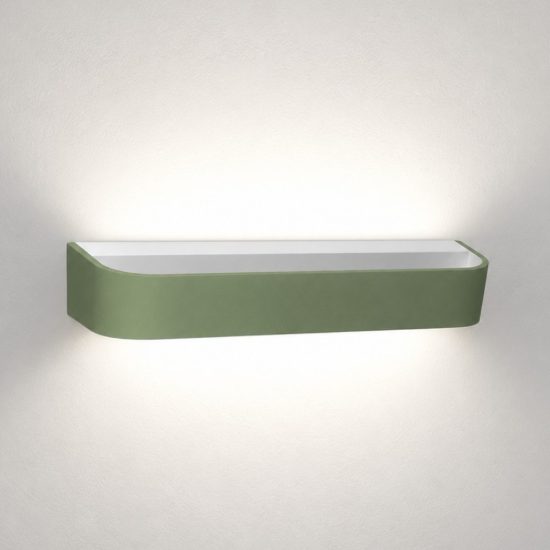 Applique da parete led 20w cct 3000k 4000k dimmerabile moderna verde salvia