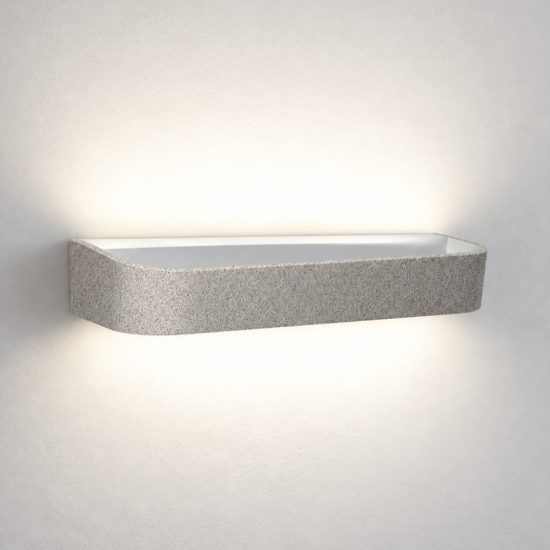 Applique da parete led 20w cct 3000k 4000k dimmerabile moderna effetto muro 32cm