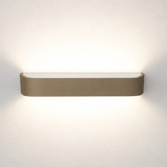 Applique moderna da parete sabbia bagnata led 20w cct 3000k 4000k dimmerabile