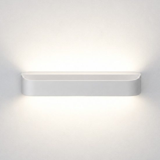Applique da parete led 20w cct 3000k 4000k dimmerabile moderna bianca 32cm