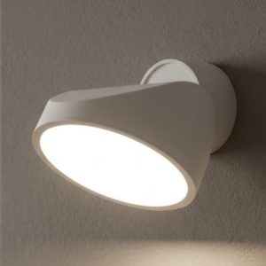 Applique da parete vivida tarp bianca luce led 13w orientabile cct 2700k 3000k 4000k dimmerabile
