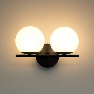 Jugen sforzin miloox lampada nera da parete
