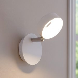 Oby ap1 ideal lux applique design led 6w 3000 bianca orientabile 3000k