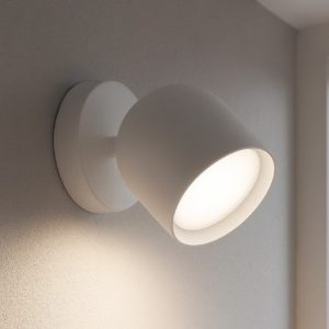 Dodo ap1 ideal lux applique da parete bianca orientabile