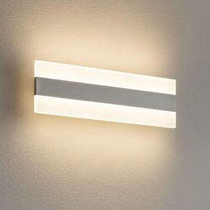 Applique per soggiorno led 25w 4000k moderna rettangolare perenz bend