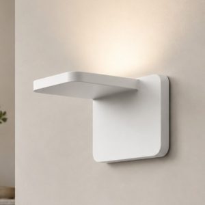 Applique moderna bianca dimmerabile led 2700k quad stilnovo