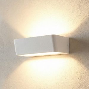 Applique da parete led 15w 3000k bianco design moderna