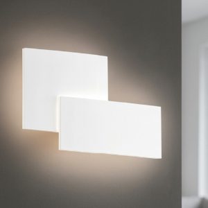 Applique led quantic bianca perenz illuminazione design moderna 3000k