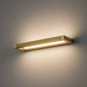 Applique per ingresso giravole slim led 12w cct 2700k 3000k 4000k oro perenz illuminazione