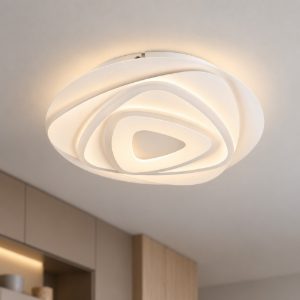 Eglo palagiano plafoniera led 14,7w 4000k 30cm per cucina moderna bianca