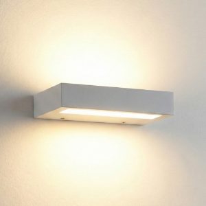 Applique bianco mensola 24cm led 20w cct 2700k-3200k-4000k dimmerabile