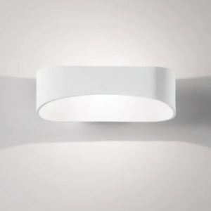 Isyluce applique da parete bianco led 20w 3000k moderna