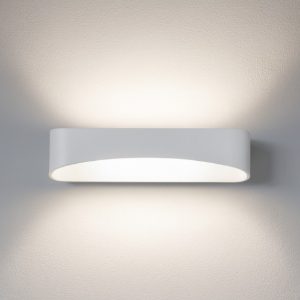 Applique isyluce drappo bianco led 36w 3000k moderna