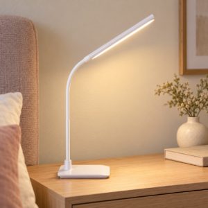 Eglo laroa abat-jour per camera da letto led 4,2w 4000k 32,5cm dimmerabile moderna bianca