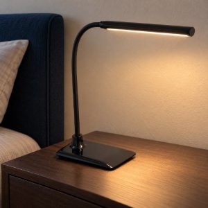 Eglo laroa abat-jour per camera da letto led 4,2w 4000k 32,5cm dimmerabile moderna nera