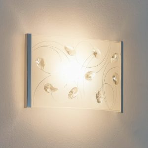 Appliques in vetro applicazioni mandorle di cristallo