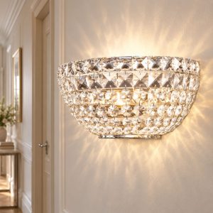 Maytoni basfor applique classica da parete nichel per corridoio