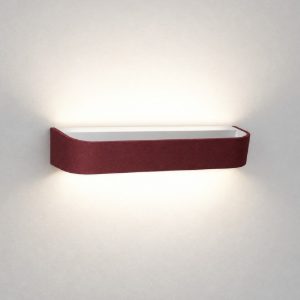 Applique led 20w cct 3000k 4000k dimmerabile da parete moderna bordeaux