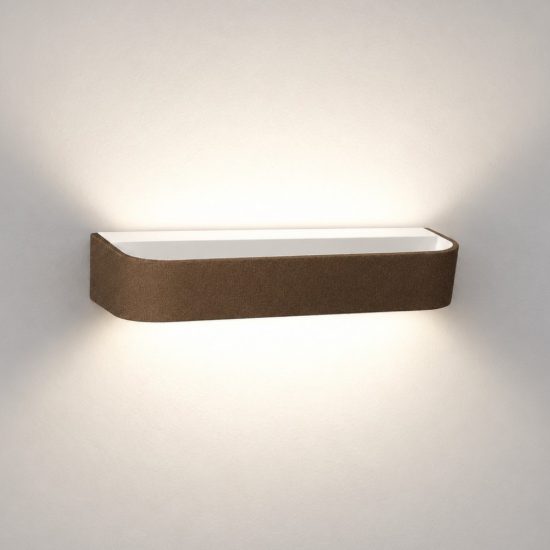 Applique per ingresso led 20w cct 3000k 4000k dimmerabile moderna da parete ruggine