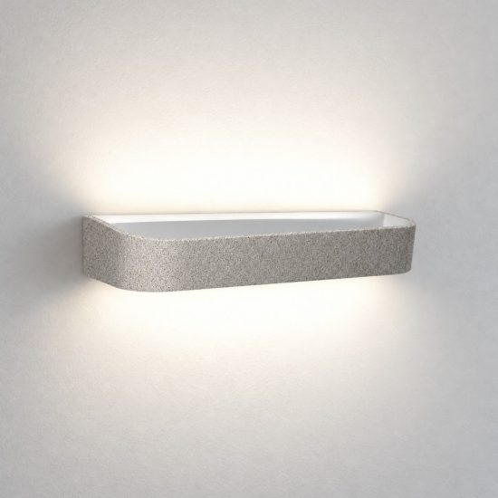 Applique da parete led 20w cct 3000k 4000k dimmerabile moderna effetto muro 32cm