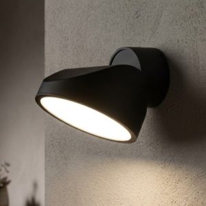 Vivida tarp applique da parete orientabile antracite led 13w cct 2700k 3000k 4000k dimmerabile