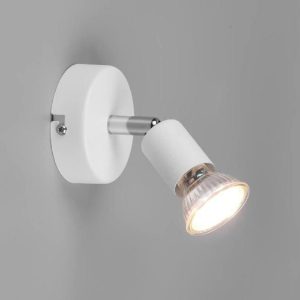 Applique orientabile da parete soffitto per interni bianco