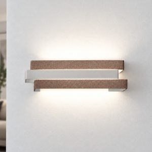 Applique led 12w cct 3000k 4000k da parete oro rosato per soggiorno