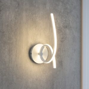 Gea luce tosca applique da parete led 15w 3000k minimal
