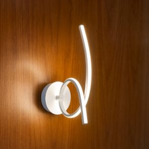 Gea luce tosca applique da parete led 15w 4000k design originale