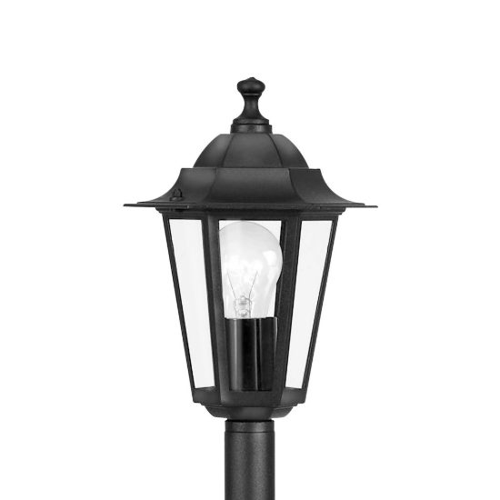 Eglo laterna 4 lampione da giardino 100cm ip44 classico a lanterna nero