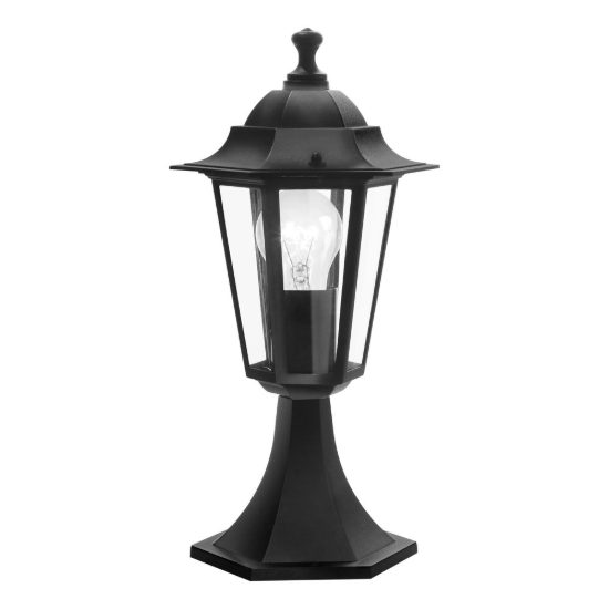 Eglo laterna 4 lampioncino da giardino 38,5cm ip44 classico a lanterna nero