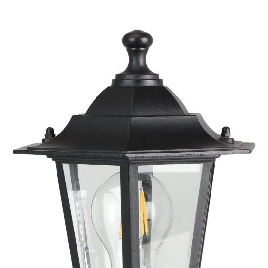 Eglo laterna 4 lampioncino da giardino 38,5cm ip44 classico a lanterna nero