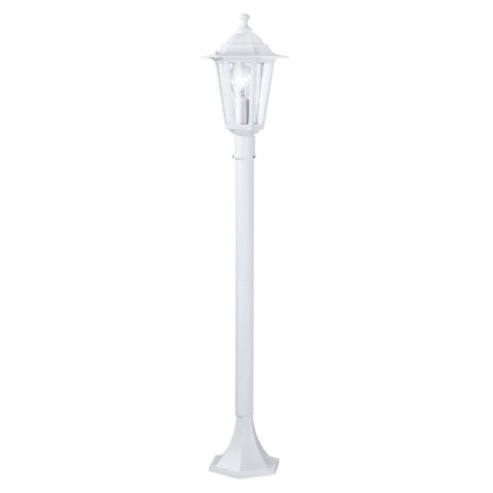 Eglo laterna 5 lampione da giardino 103cm ip44 classico a lanterna bianco