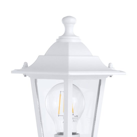 Eglo laterna 5 lampione da giardino 103cm ip44 classico a lanterna bianco