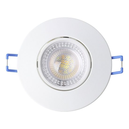 Eglo gedrez set 10 faretti da incasso per cartongesso led 10x4,9w cct 2700k 6500k foro 6,8cm bianco