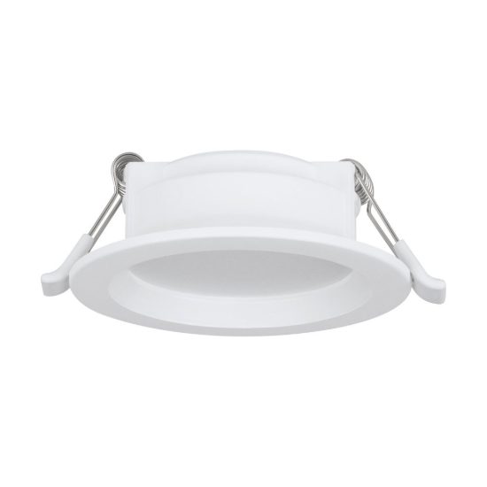 Eglo idun e faretto da incasso per cartongesso led 4w 3000k foro 7-8cm bianco