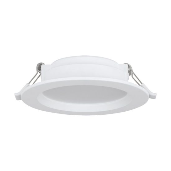 Eglo idun e faretto da incasso per cartongesso led 7w 4000k foro 10-11cm bianco