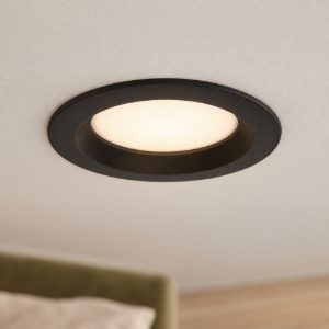 Eglo idun e faretto da incasso per cartongesso led 4w 4000k foro 7-8cm nero