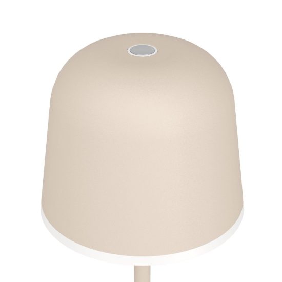 Eglo mannera lampada da tavolo per esterno led 2,2w 3000k 34cm ip54 ricaricabile moderna sabbia