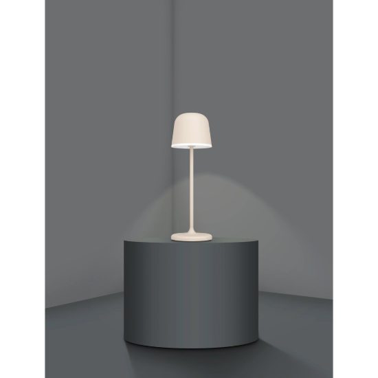 Eglo mannera lampada da tavolo per esterno led 2,2w 3000k 34cm ip54 ricaricabile moderna sabbia