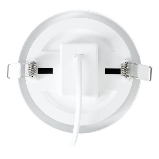 Eglo fueva flex faretto da incasso per cartongesso led 5,5w 3000k foro 6,8-10cm bianco